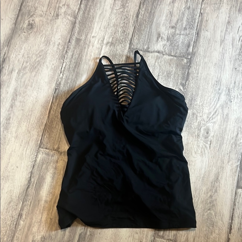 Seafolly Tankini Top US size 10/C/D Au size 14 C/D
